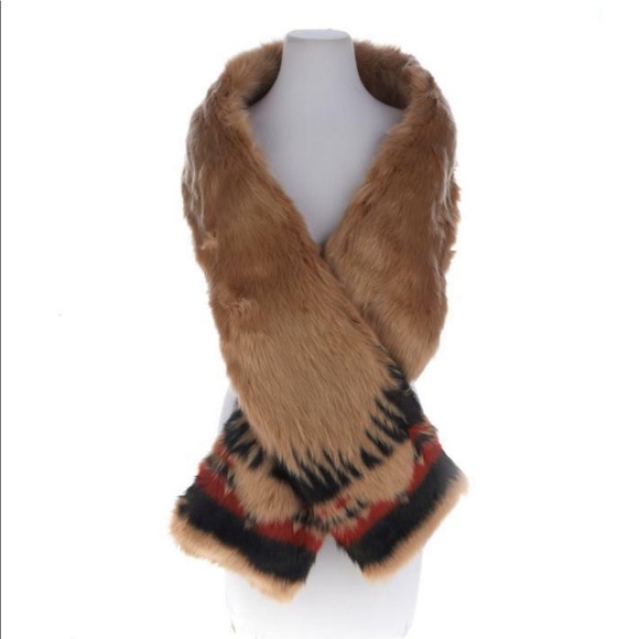 RARA AVIS Accessories - RARA AVIS FAUX FUR SCARF